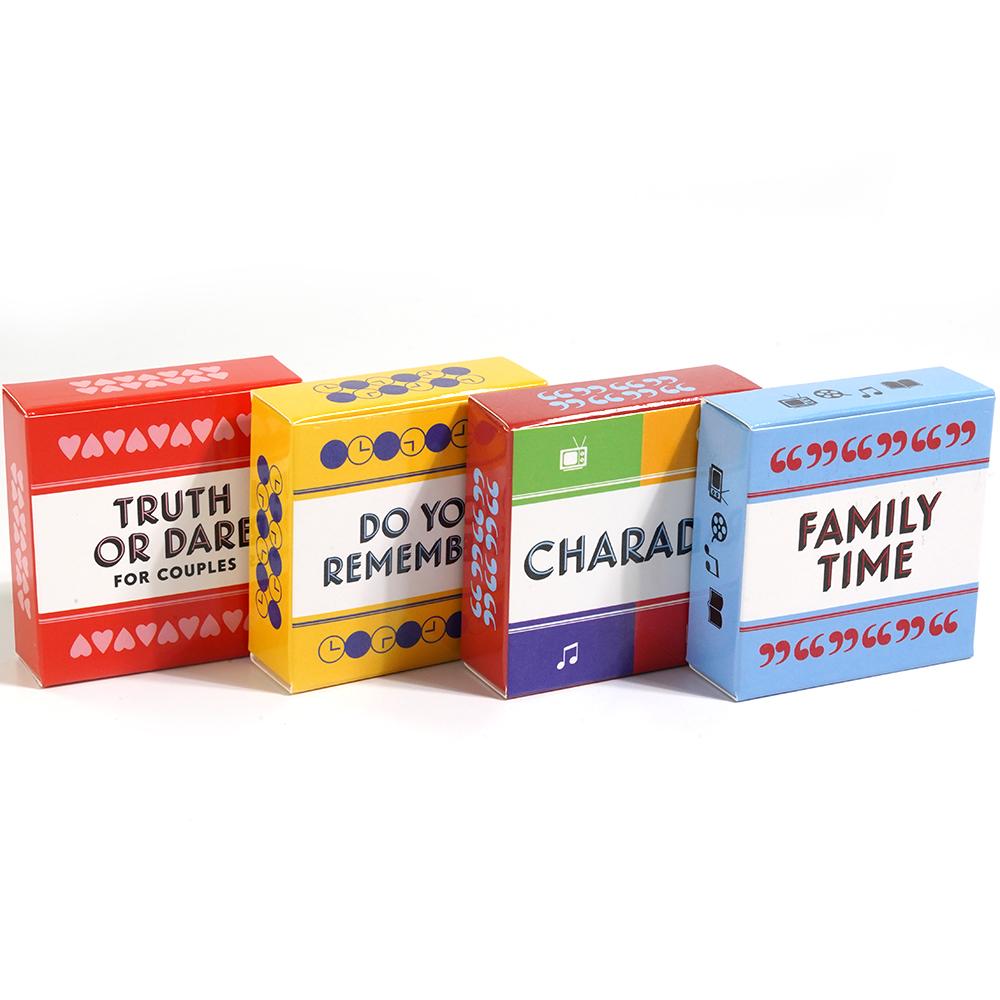 Pohoda po večeři Karetní hra pro rodinu přátele Jak dobře mě znáš Co by sis vybral Pravda nebo odvaha Hádanka