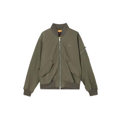 Jaqueta Masculina Renegade Cor Sólida Outdoor Casual Esportiva Gola Alta Zíper Verde Oliva Escuro FV7268-222