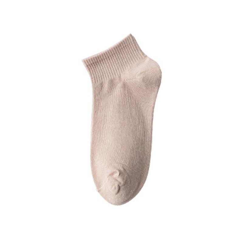 Damen Kurze Socken, Polyester-Baumwolle Flachmündige Bootssocken, Niedlich und Trendy, Dünn für Frühling und Sommer, Mittelwadenhoch für Sommer, Frühling und Herbst