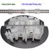 Indoor/Outdoor LED Strip Light Clips - Plastic Mounts for Living Room Decoration