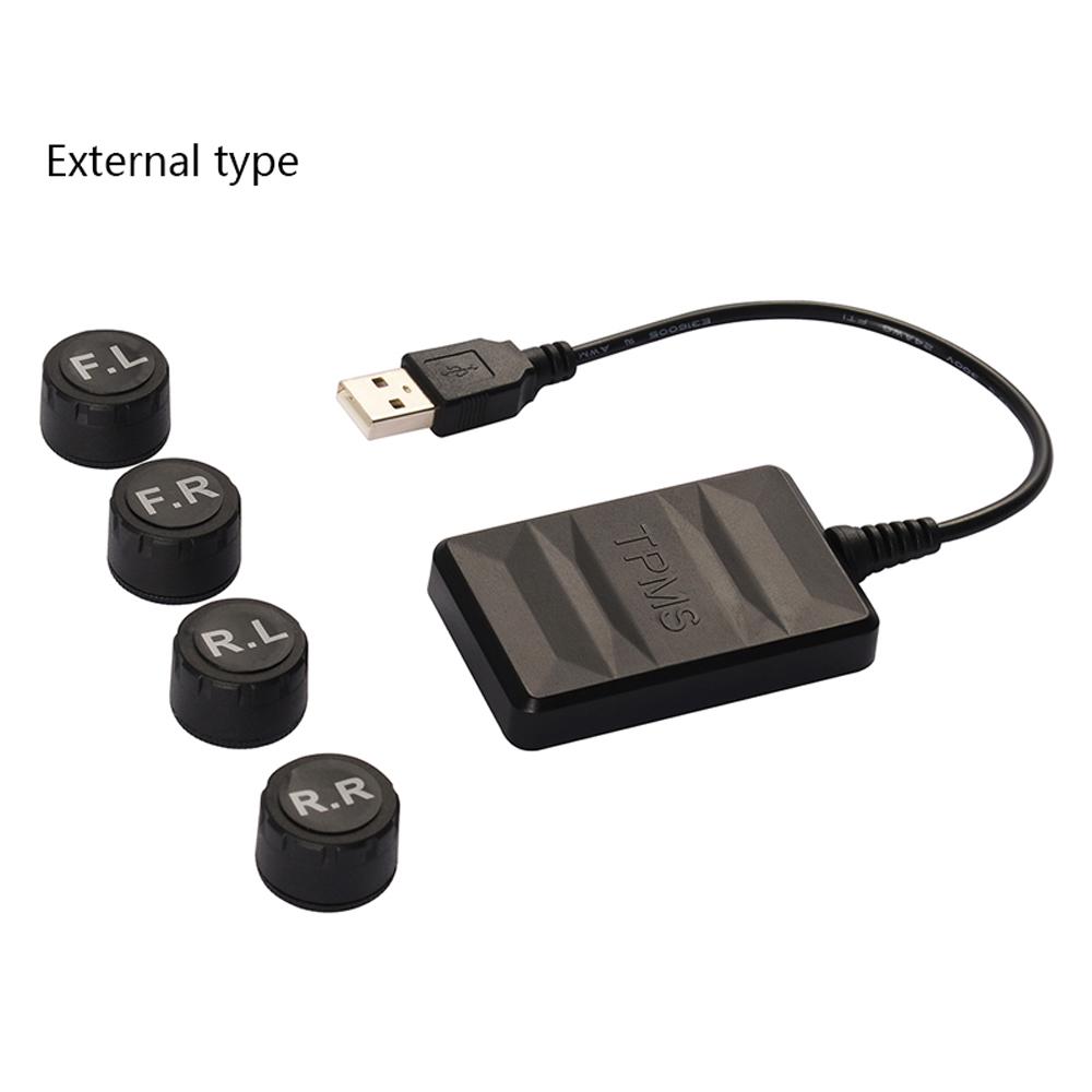 USB TPMS Tire Pressure Monitor for Android Navigation Tire Pressure Monitoring Alarm