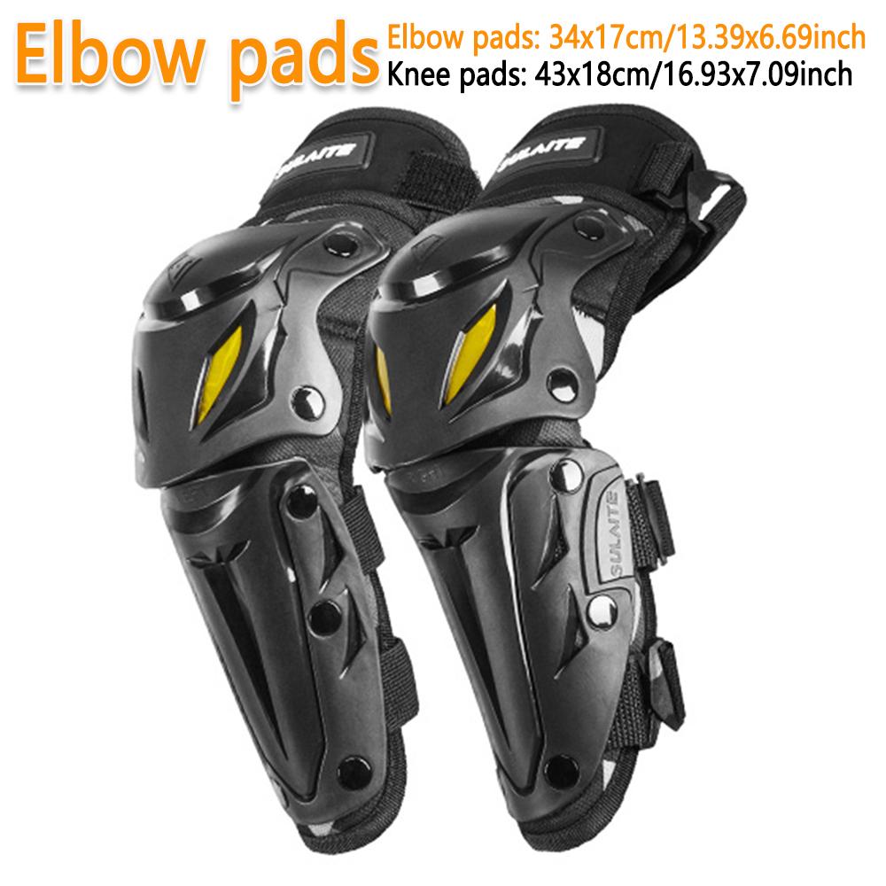 Motorcycle Elbow Knee Guard Protection Motorcyclist Knee Pads Protector Pads Guards Motorbike Off-road Racing Protective Gear