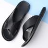 Herr Sommar Tofflor Utomhus Casual Strand Sandaler Herr Stor Storlek Tofflor Stor Storlek 47 48 Läder Sandaler Herr Platta Tofflor