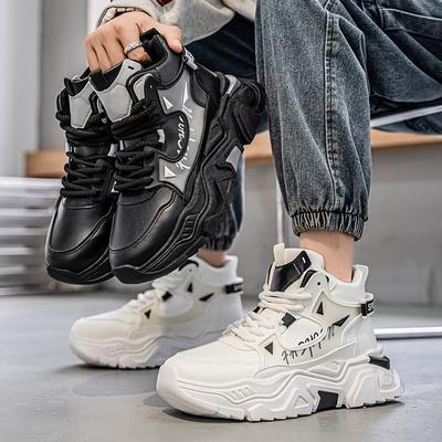 New Men's Fashion Casual Low Top Sports Shoes Students Thick Sole Comfortable Sneakers Boys Male Classic Breathable Basketball Shoes