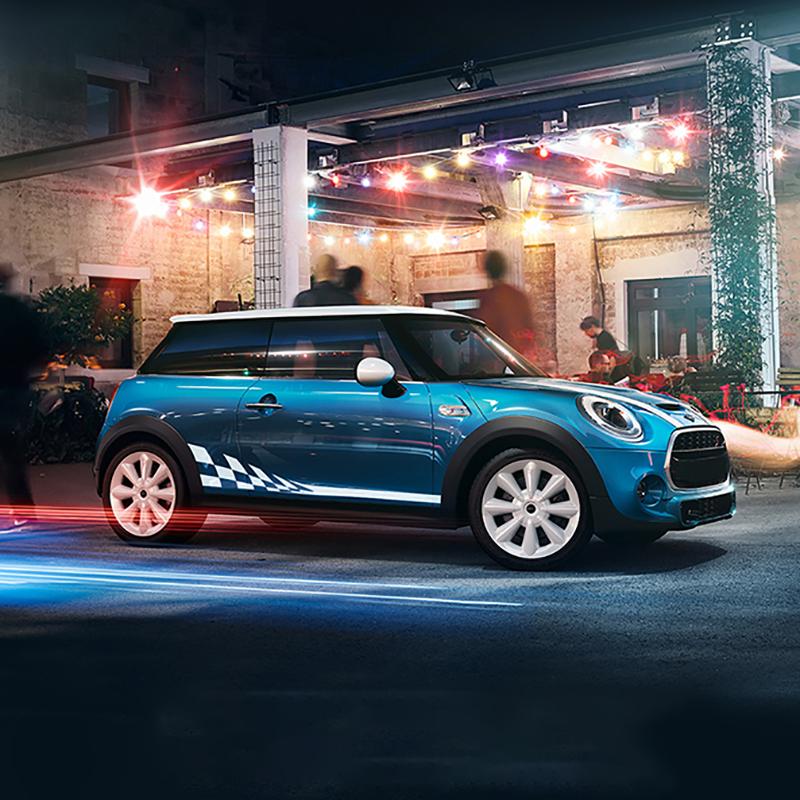 2 Pezzi Adesivi Decorativi Body Skirt Vita Laterale Portiera Auto Per MINI Cooper Clubman F54 F55 F60 R55 R56 R60 Countryman Accessori