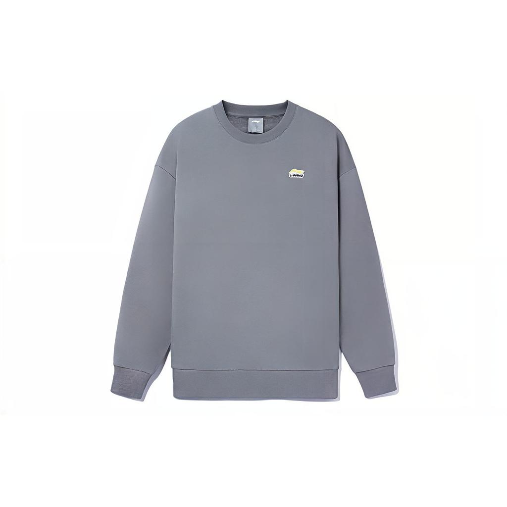 Li Ning Sports Life Collection Sweatshirt Men's Slate Gray AWDR575-9