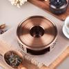 Japoński Styl Pusty Stal Nierdzewna Podgrzewacz do Herbaty Domowy Biurkowy Kuchenka do Kawy Podstawa Grzewcza Podgrzewacz na Świeczkę do Parzenia Herbaty Podgrzewacz do Herbaty