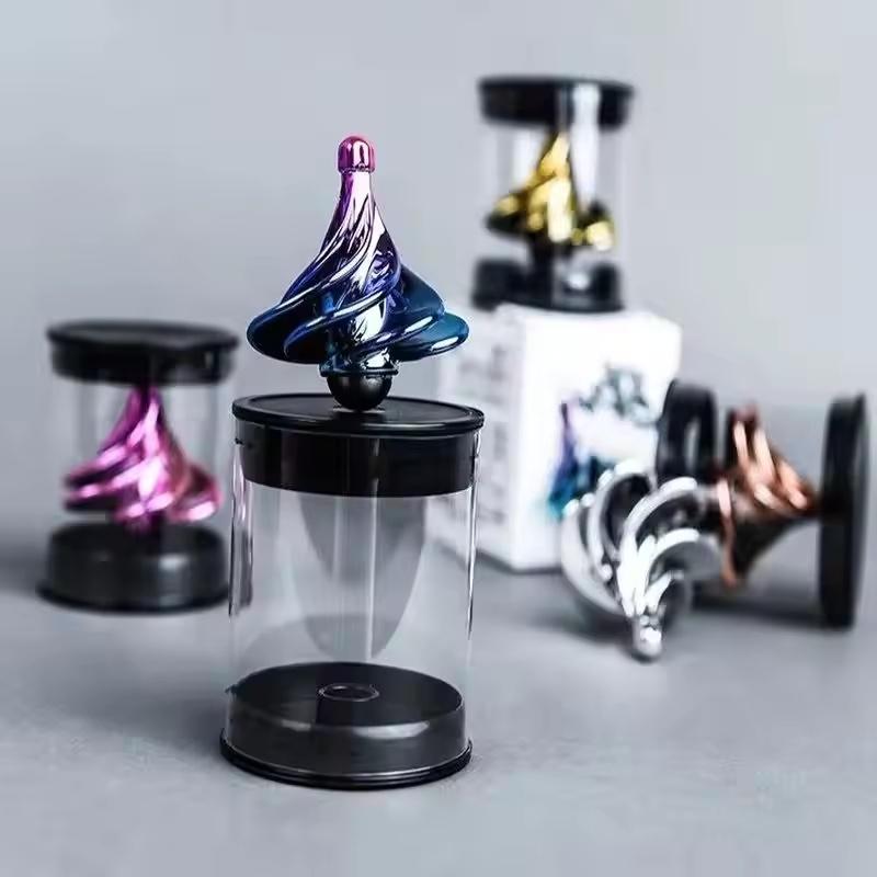 Vtipná stolní hračka s rotujícím větrníkem - Fidget kinetický spinner Hračky pro dospělé na odbourání stresu Pro děti Dárek k narozeninám Vánocům