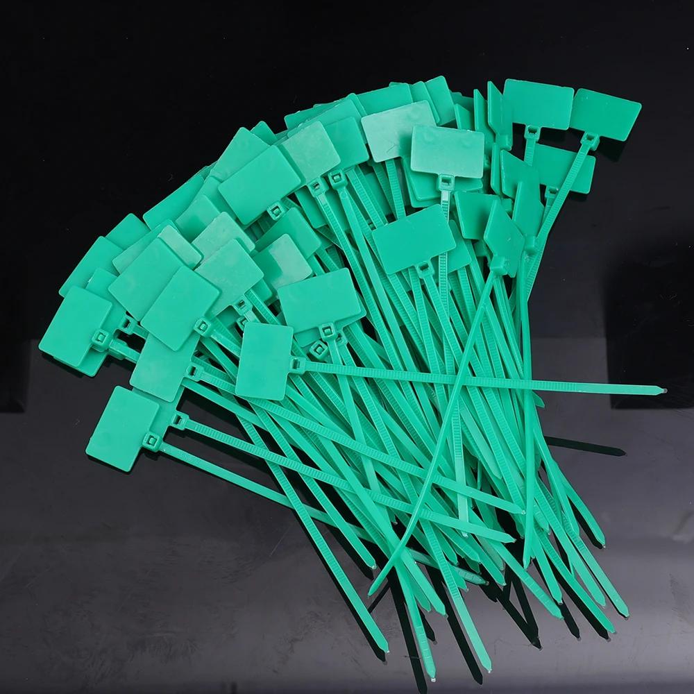 Nylon Cable Tie Plastic Loop Ties Markers Tag Cable Self-locking Zip Ties Office Plastic Loop Ties Wire Wraps Fixing Straps