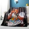 1PC Custom Name Rap Star Energy Style Flannel Blanket Versatile,all-season Throw Suitable for the Living Room,bedroom,camping,travel,and Gift