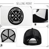 1 Stück Vier Jahreszeiten Mesh Baseballkappe Damen Herren Mode Lässig Atmungsaktiv Buchstaben Symbol Unisex Hiphop Trucker Kappen Outdoor Sport Da