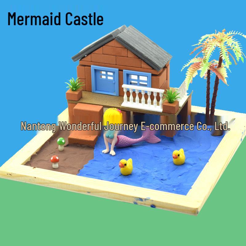 Little Bricklayer DIY Cement House Building Blocks - Educational Toy for Children