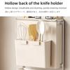 Kitchen Knife Drying Holder With Drainer Integrated Knives Chopsticks Fork Spoon Storage Rack Sink Utensils Organizer Container