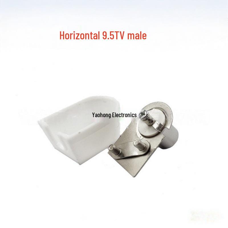 9.5TV Male Right Angle Audio/Video Connector