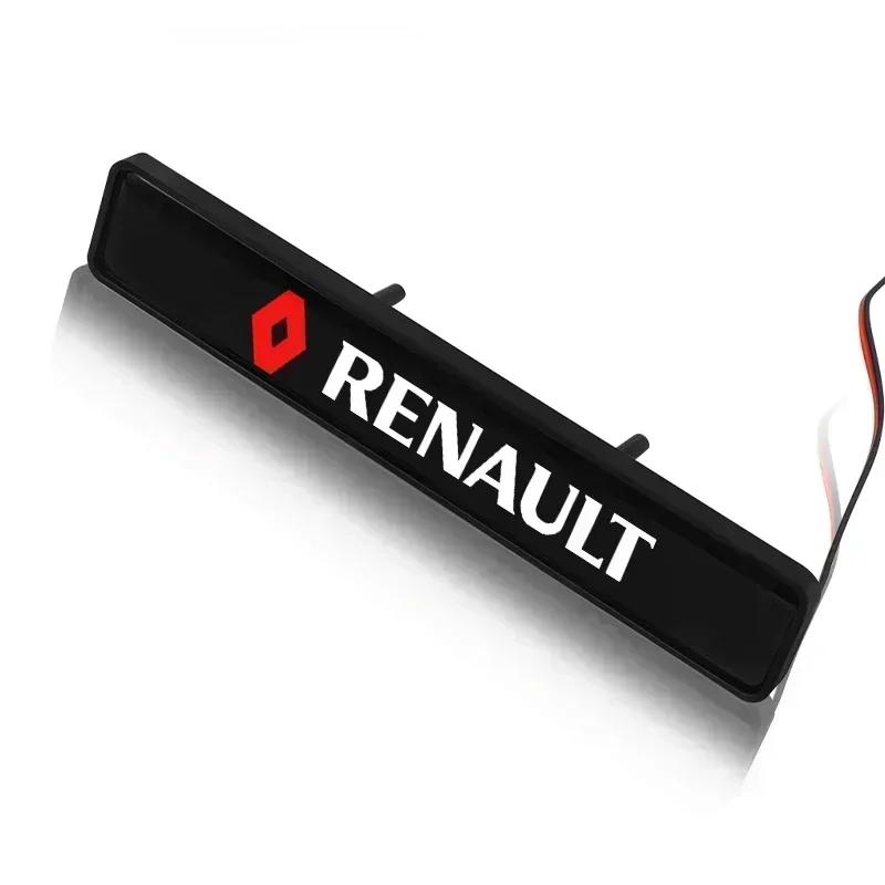 Car Mid-net Lamp Badge Emblem Decoration Styling Auto Accessories For renault Koleos Kadjar Scenic Megane Sandero Grand Sill T444