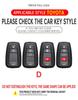 Toyota Key Shell for Avalon, Camry, Corolla, Levin, Venza, RAV4, Prado