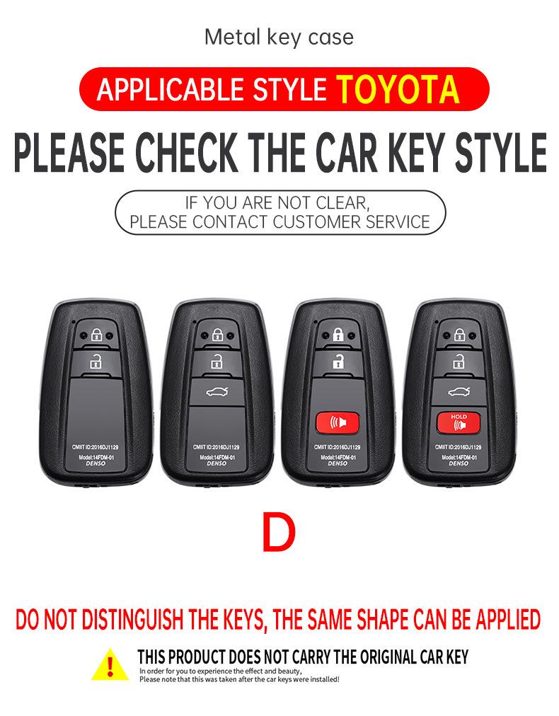 Toyota Key Shell for Avalon, Camry, Corolla, Levin, Venza, RAV4, Prado