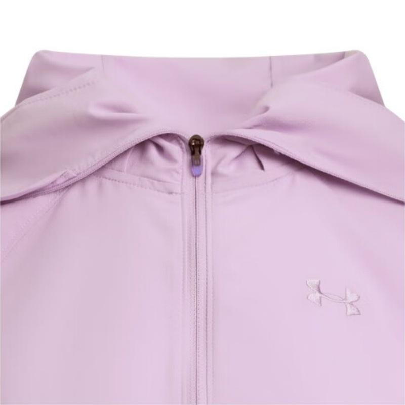 Under Armour SS25 Sun Fashion Comfortable Casual Hooded Jacket Women Jackets Purple 6007543-543