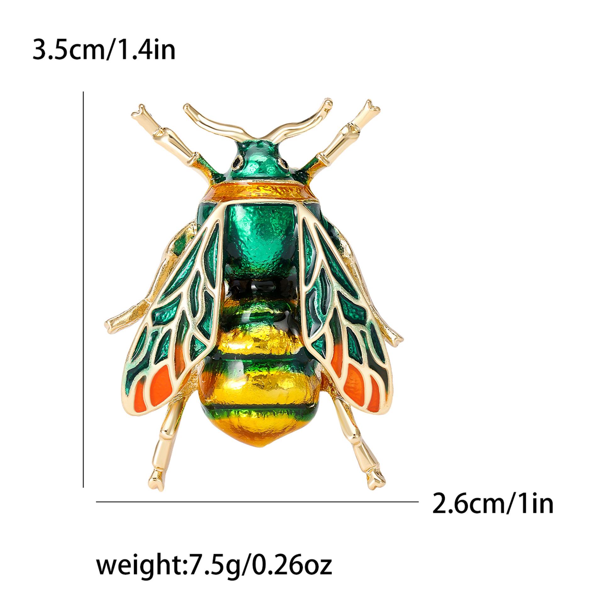 

Современная европейская и американская эмалевая брошь-пчела: Стильный унисекс значок для костюмов и рубашек