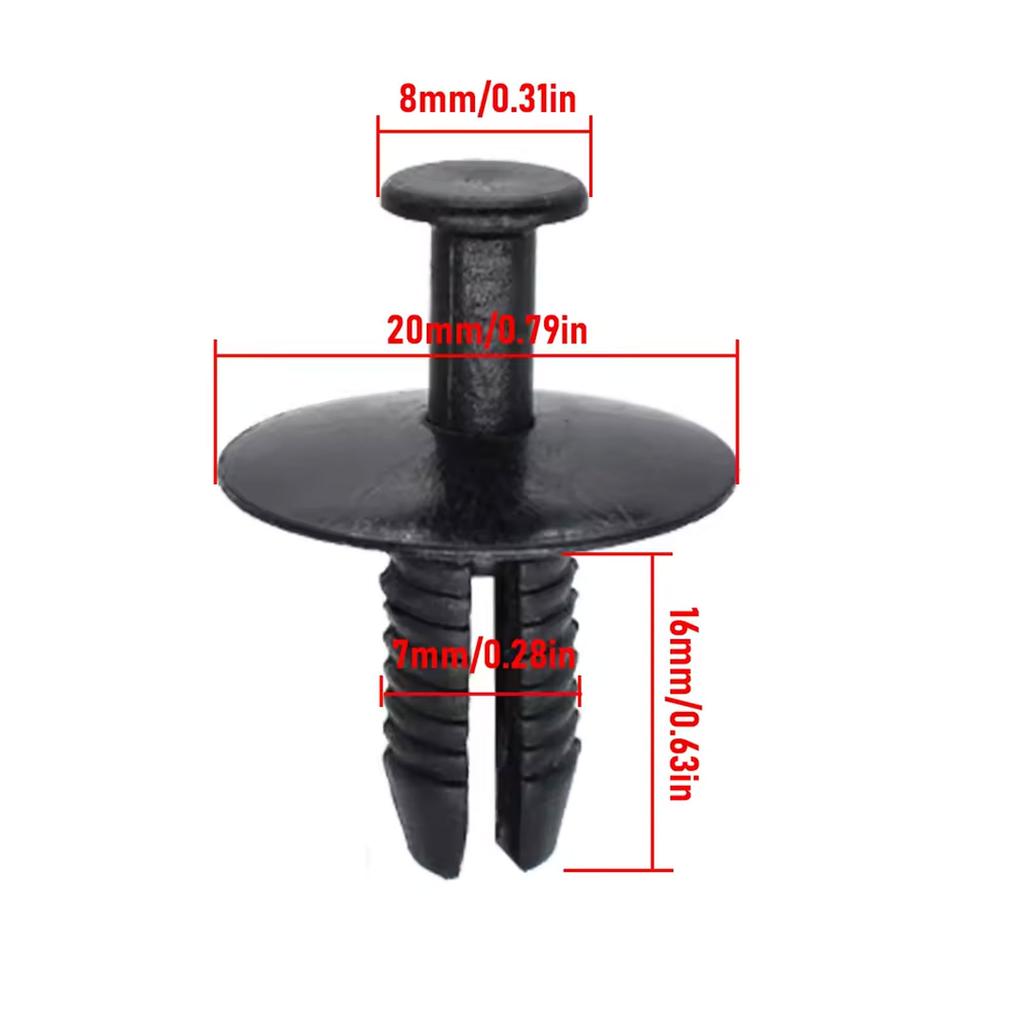 Bumper Trim Wheelhouse Liner Push-Type Retainer Clip Rivet Expanding Rivet Plastic Clips For BMW 51118174185