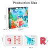 Montessori Alphabet Numbers Flash Cards for Kids 3-6 Years ABC Learning Toys Wooden Letters Numbers Preschool Educational Toys