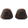 Driver Suede Loafers Men's Brown 1ACF93