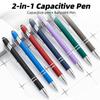 Hdoorlink Universal 2 In 1 Metal Stylus Pens with Ballpoint Pens for iPhone Android Touch Screen Pen for All Capacitive Screen