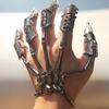 Skeleton Hand Bracelet, Skeleton Punk Hand Bracelet, Easter Skeleton Hands Black, Skeleton Ring Hand, Full Finger Rings, Wristband Hand Chain