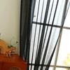 1/2 Stück Tüllpaneel Dünner Fenstervorhang Türvorhang Sichtschutz Wohnzimmer Schlafzimmer Küche Dekoration