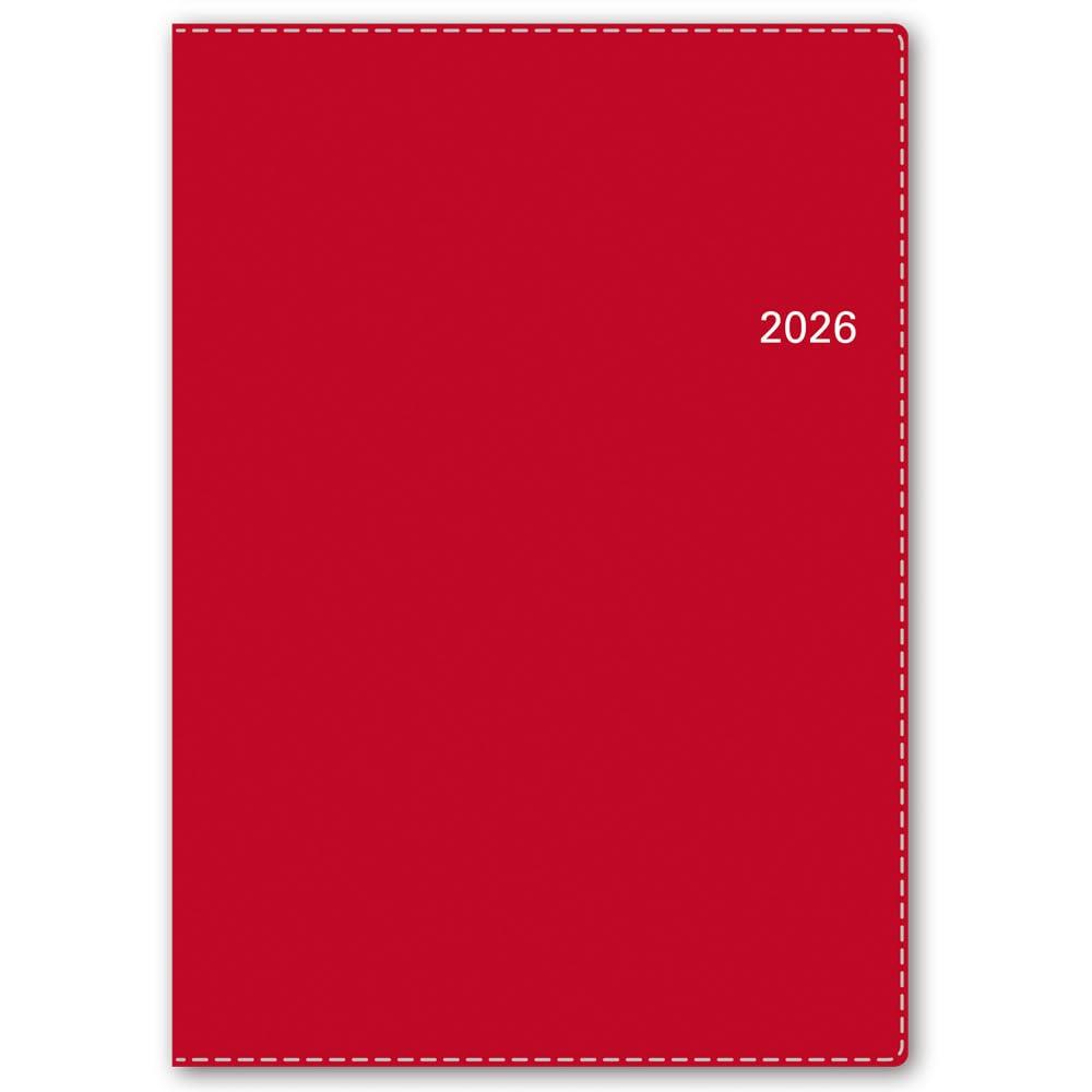 NOLTY Planner 2026 A5 Weekly Access 2 Red 6466 December (Starts 2025)