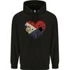 Love Flag Saint Martin Football hoodie-Casual Pullover Sweatshirt