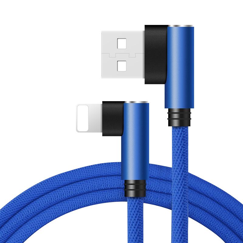 3m Fast-Charging Double Elbow Cable for iPhone 7/8 Plus/6s & iPad Gaming