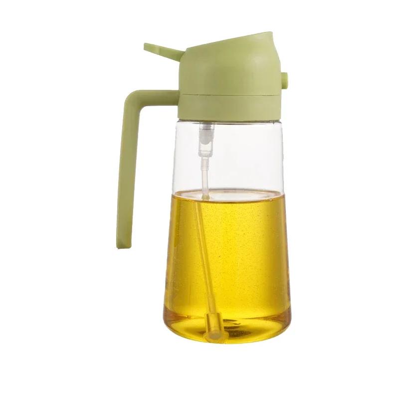 Pulverizator de ulei spray, sticlă de ulei Cruet, uleiuri de bucătărie, dozator de spray, accesorii de condimente, nebulizare, umplere cu ceață, gătit, utilizare dublă