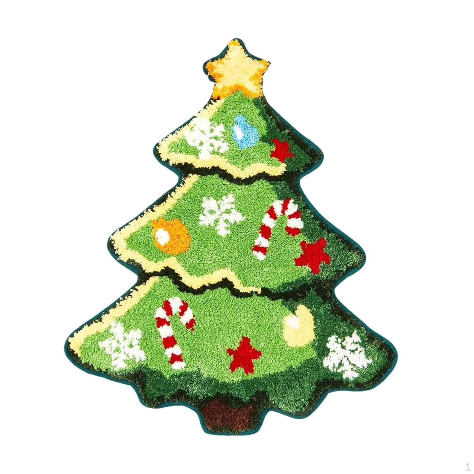 

И удобный декоративный рождественский коврик для ванной with Star