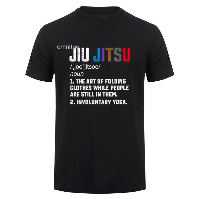 Jiu Jitsu Tshirt Unisex Printed Top Bjj T Shirts O Neck Short Sleeve Unisex Top Tee Cotton Casual Tshirts Clothing Hj104