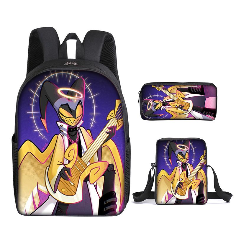 Iconique Distinctif Cool Sacs à dos pour ordinateur portable Trèfle porte-bonheur Sacs d'école pour élèves Sacs à dos pour ordinateur portable Motif 3D Oxford Résistant à l'eau pour garçons/filles