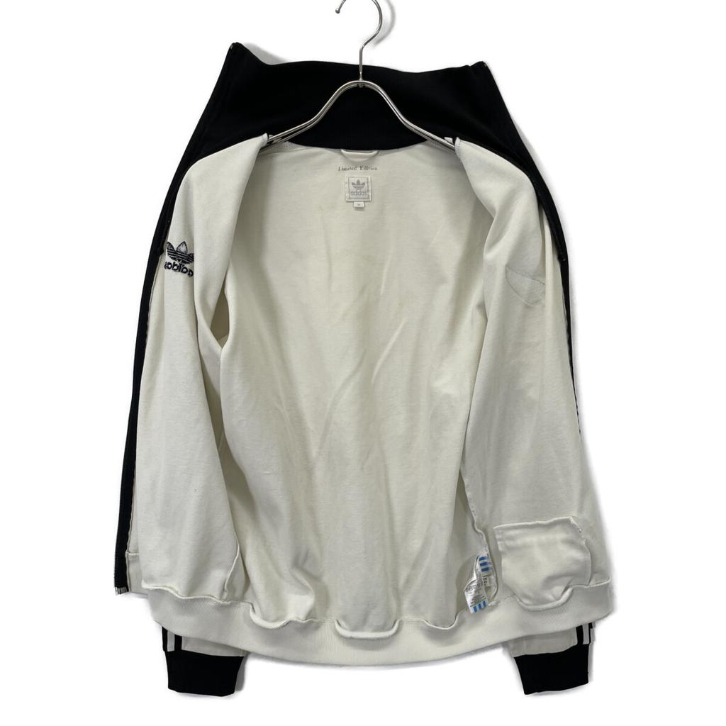 Adidas Limited Edition 00s All Blacks Embroidered Beige X Black Trefoil Track Jacket Jacket M Beige / blackUsed