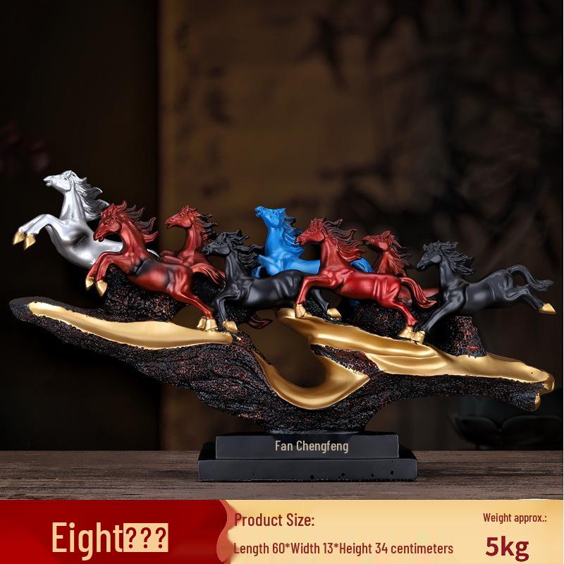 Bestseller Ma Dao Cheng Gong Pferdefigur - Perfekt für Foyer, Wohnzimmer, Weinschrank oder Büro; Ideales Einweihungs- oder Eröffnungsgeschenk.