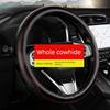Car Steering Wheel Cover Cowhide Summer New Arrival Universal Grip Cover Suitable for Four Seasons Non Slip Abrasion Resistant D Type Genuine Cowhide