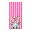 1pc Daisy Duck Beach Towel - Polyester 2D Print Quick Dry Swimming Towel, Lightweight Soft Travel Towel for Camping Surfing, Uni