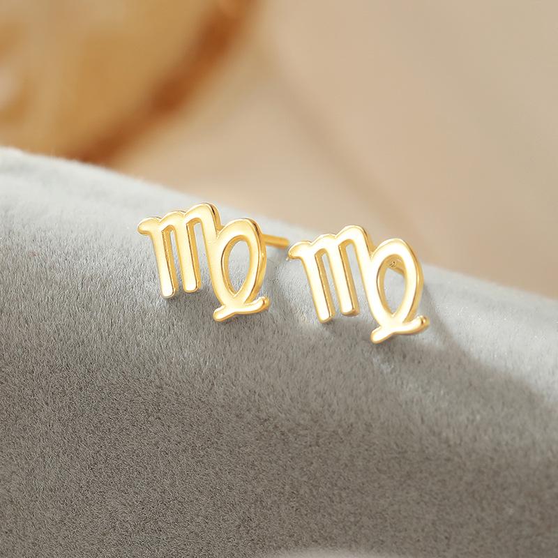 Banyan Tree S925 Silver Zodiac Earrings - Elegant Luxury Design for Women.