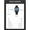 CURREN Simple Business Square Quartz Watches Casual Stainless Steel Bracelet Wristwatch with Auto Date for Men
