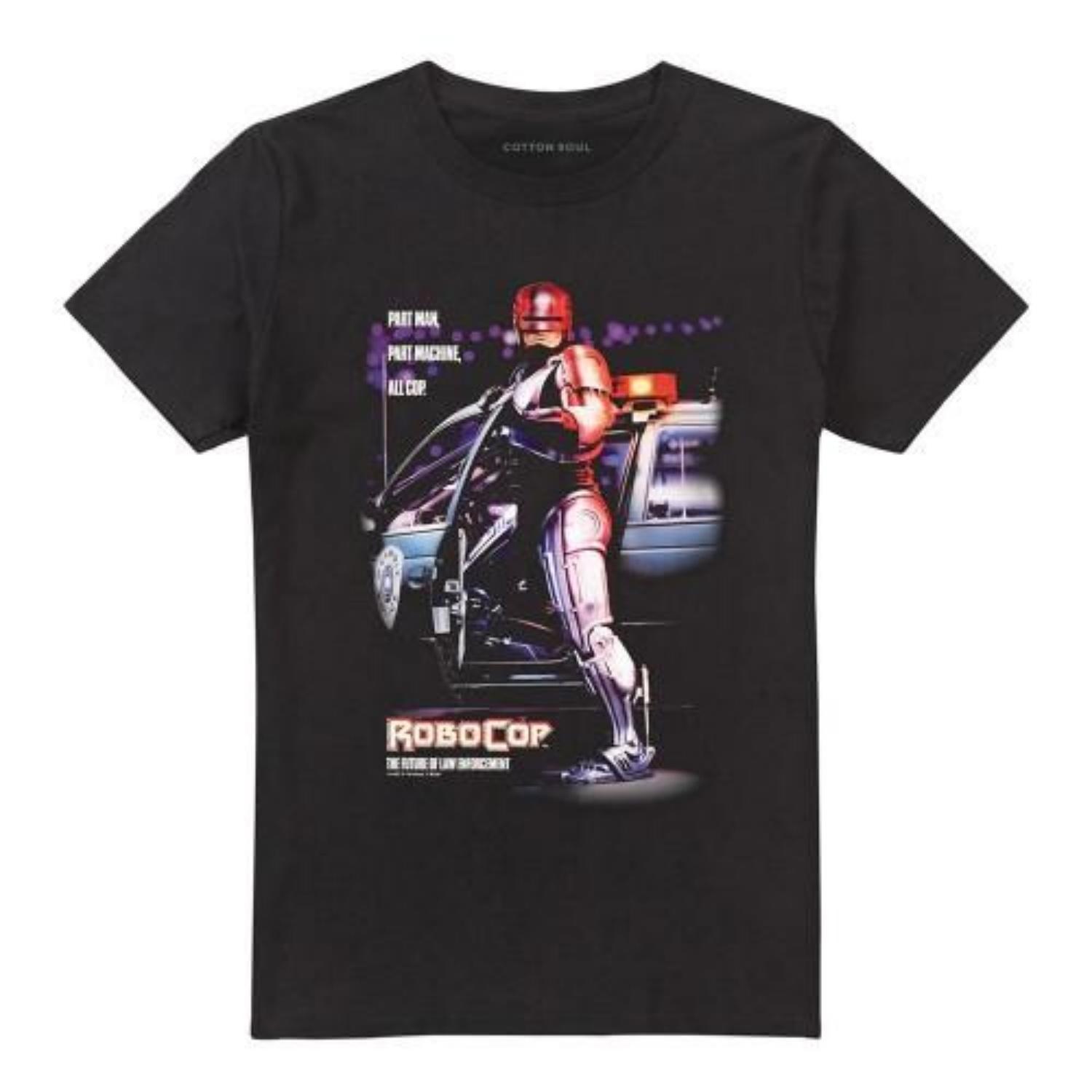 Robocop Unisex Adult Poster T-Shirt S чёрный