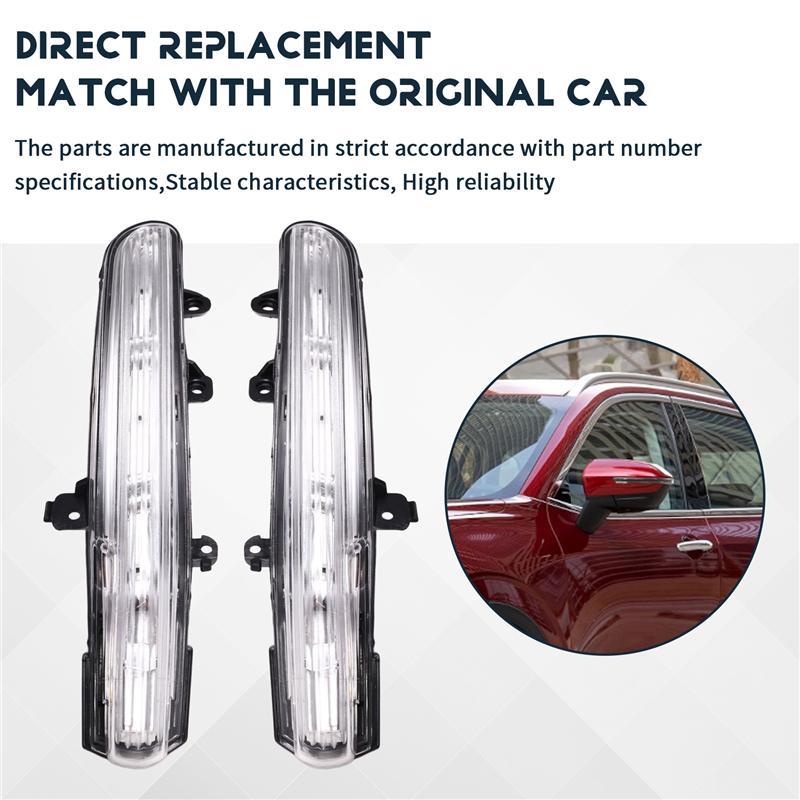 A58X-Mirrors Turn Signal Light Rearview Mirror Marker Lamp Mirrors Turn Signal Light For Ford Territory