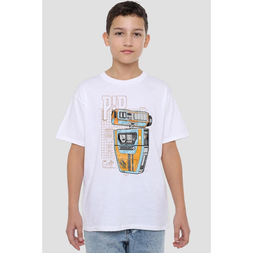 Star Wars: The Acolyte Childrens/Kids Pip Droid Blueprint T-Shirt