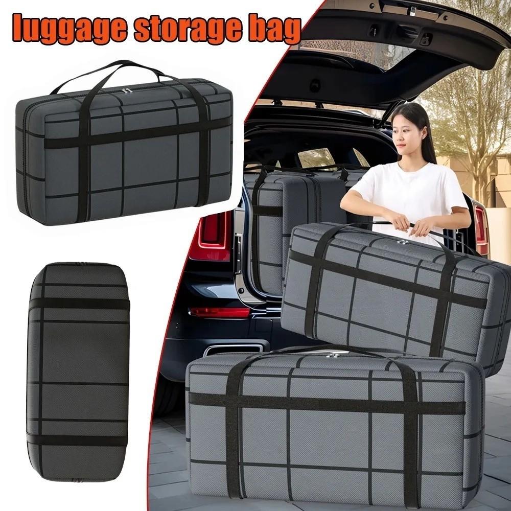 Thickened Clothes Storage Bag Double Zipper Quilt Storage Bag Wardrobe Organizer Duffel Bag  Moving