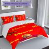 3pcs Custom Name Hulk Hogan Set,Includes 1 Duvet Cover and 2 Pillowcases,All-season Bedroom Decor