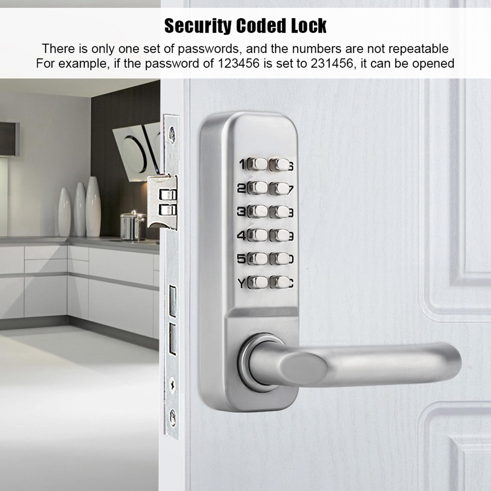 

1 11 Digit Code Combination Cam Door Zinc Alloy Convenient Password Security Coded Lock