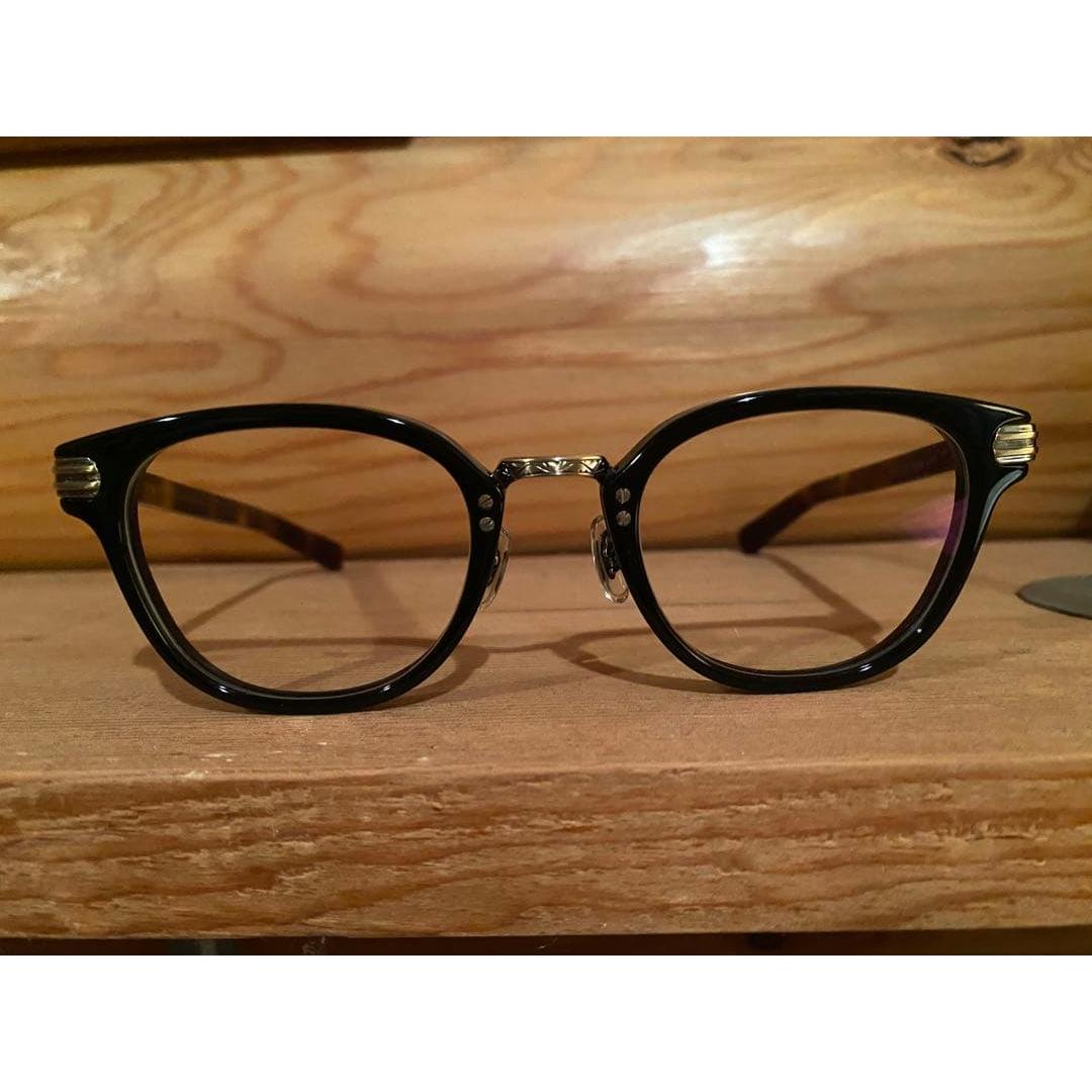 Used OLIVER PEOPLES Oliver Peoples black-rimmed glasses POKER FACE