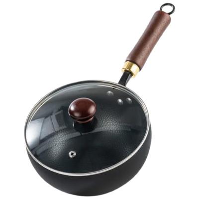 Wutuo 26cm Hammered Refined Iron Wok Set